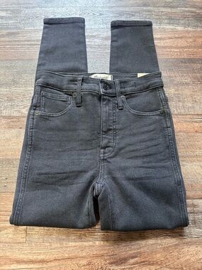 Madewell Black 10” High Rise Skinny Jeans